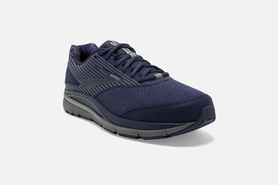 Brooks Addiction Walker Suede Löparskor Herr - Marinblå - 8410-MZWAI